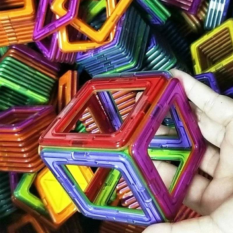 Magnetic Building Blocks | 100-Piece Kit | Toylandeu™
