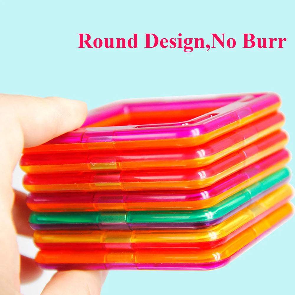 Magnetic Building Blocks | 100-Piece Kit | Toylandeu™