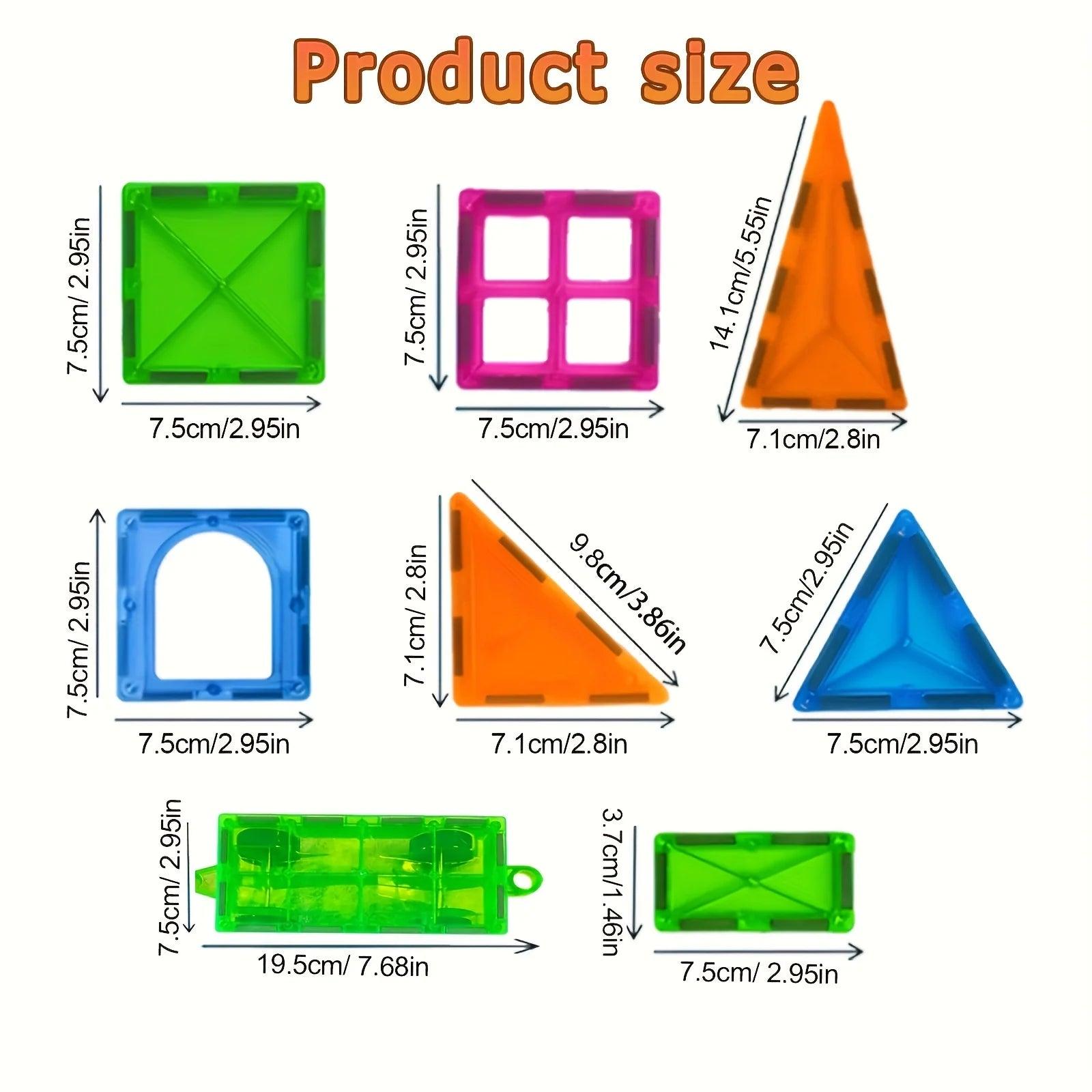  Magnetic Building Blocks | 3D Puzzle | Toylandeu 