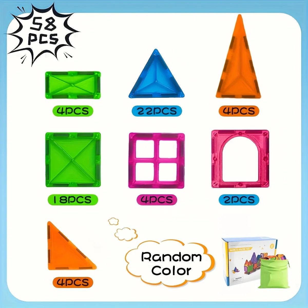 Magnetic Building Blocks | 3D Puzzle | Toylandeu