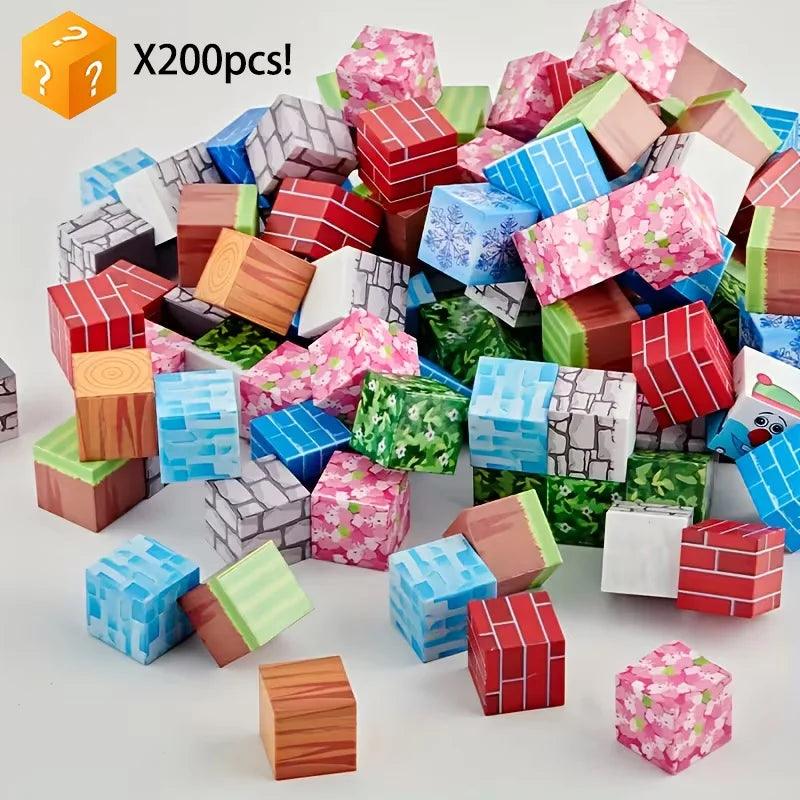  Magnetic Building Blocks | 50-500 Pcs | Toylandeu™ 