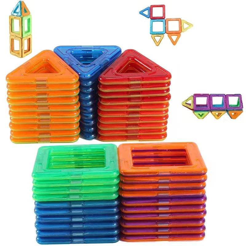 Magnetic Building Blocks | 50 Pieces BPA Free | Toylandeu™