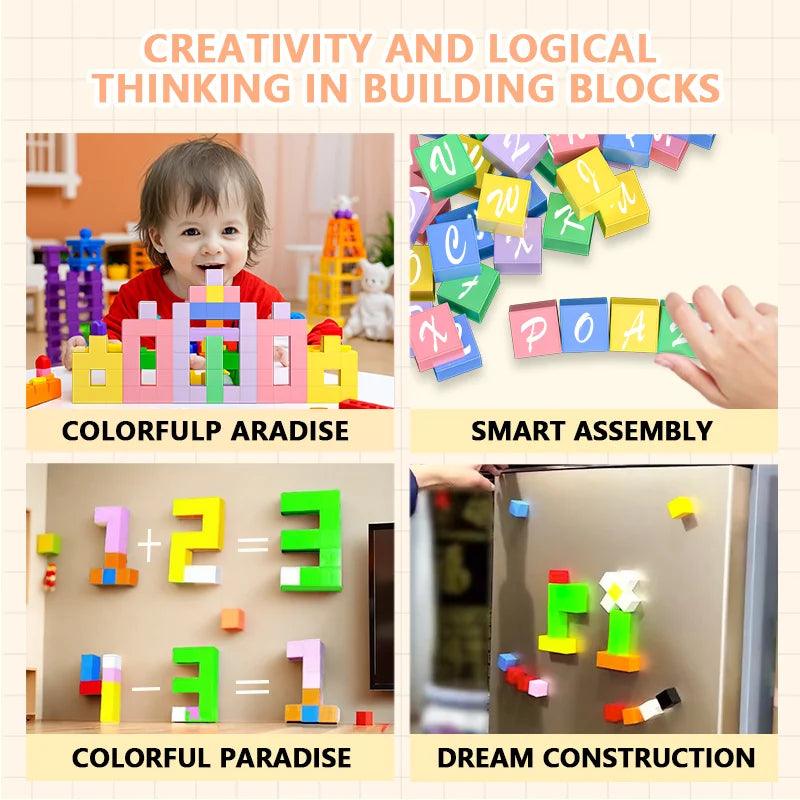  Magnetic Building Blocks | ABS Micro 1 Cm | Toylandeu™ 