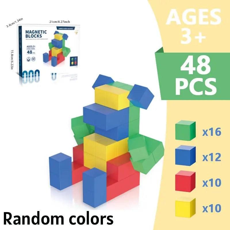  Magnetic Building Blocks | ABS Micro 1 Cm | Toylandeu™ 