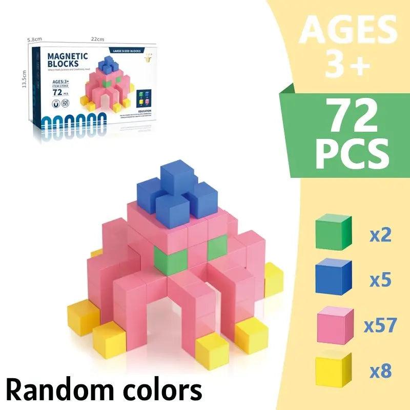  Magnetic Building Blocks | ABS Micro 1 Cm | Toylandeu™ 