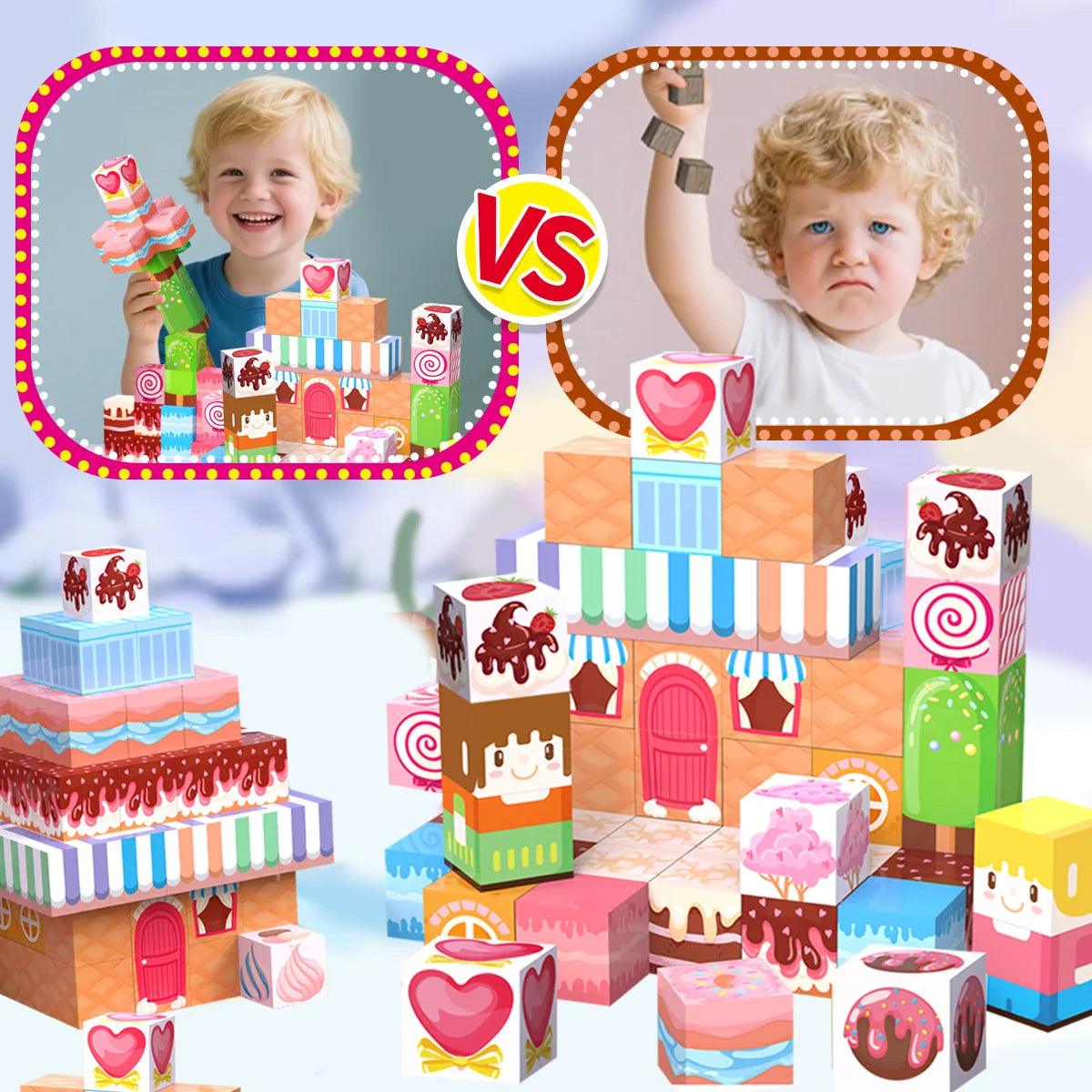  Magnetic Building Blocks | Ages 4-6 | Toylandeu™ 