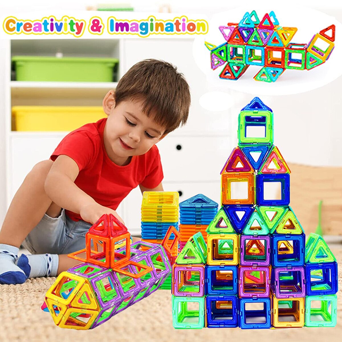 Magnetic DIY Magnet Toys for Creative Building Play - ToylandEU