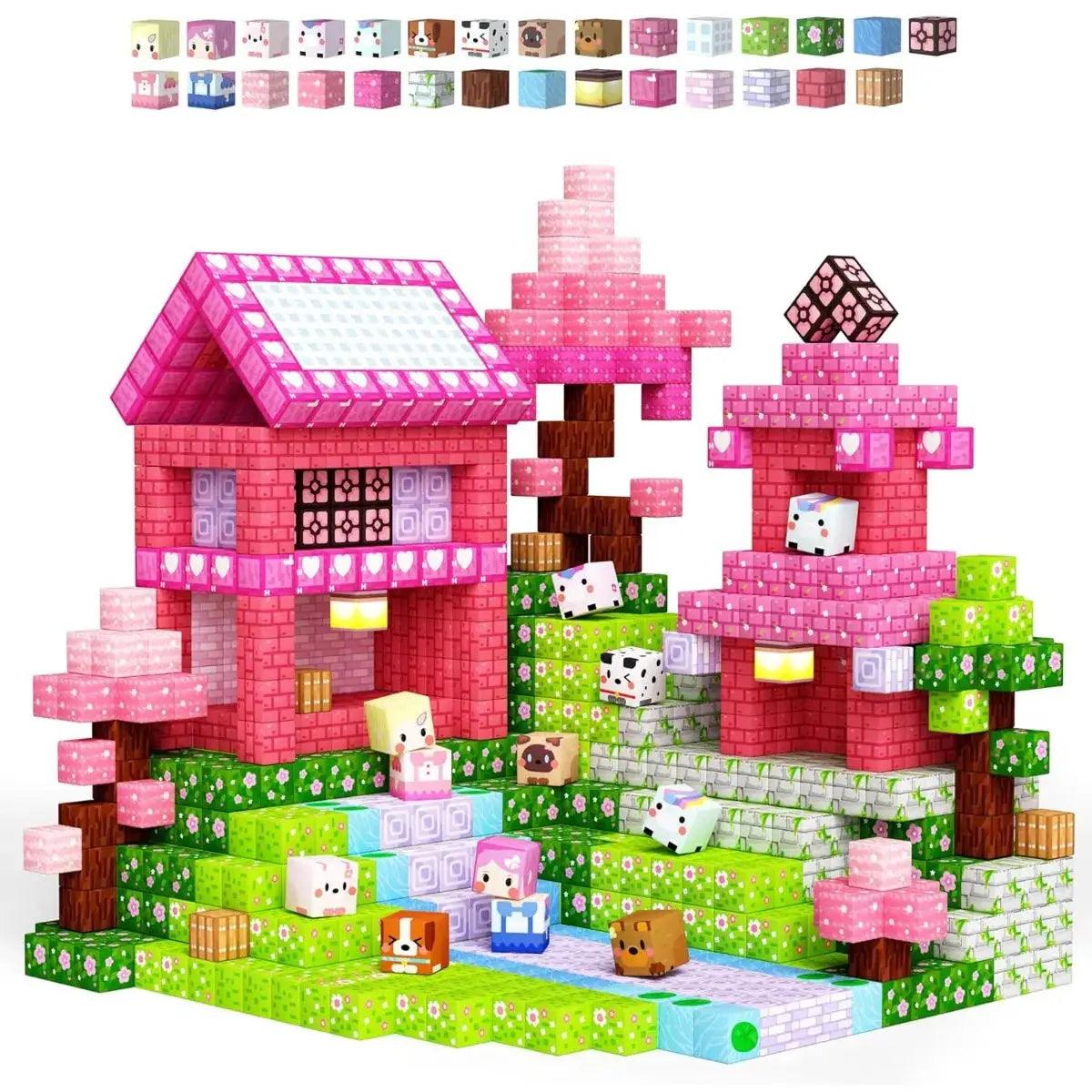  Magnetic Building Blocks Castle Kit Creative STEM Play -  ToylandEU™