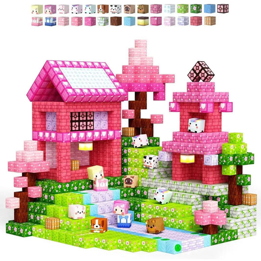  Magnetic Building Blocks Castle Kit Creative STEM Play -  ToylandEU™