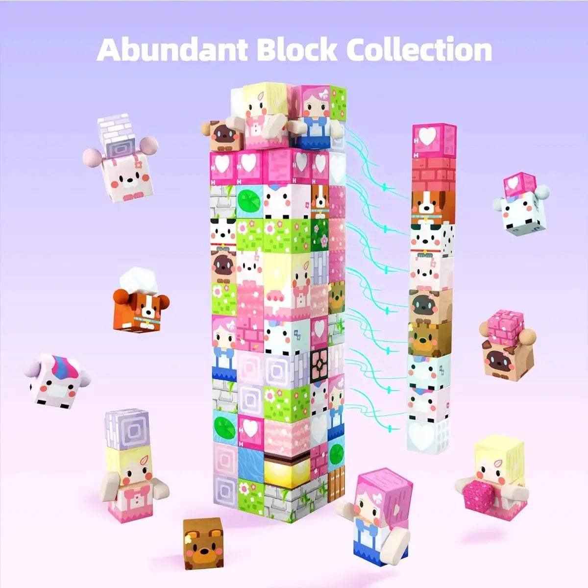  Magnetic Building Blocks Castle Kit Creative STEM Play -  ToylandEU™