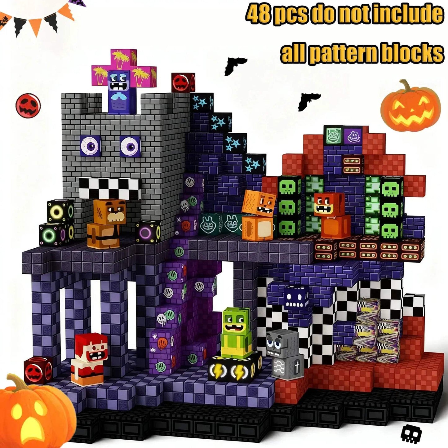  Magnetic Building Blocks Castle Kit Creative STEM Play -  ToylandEU™