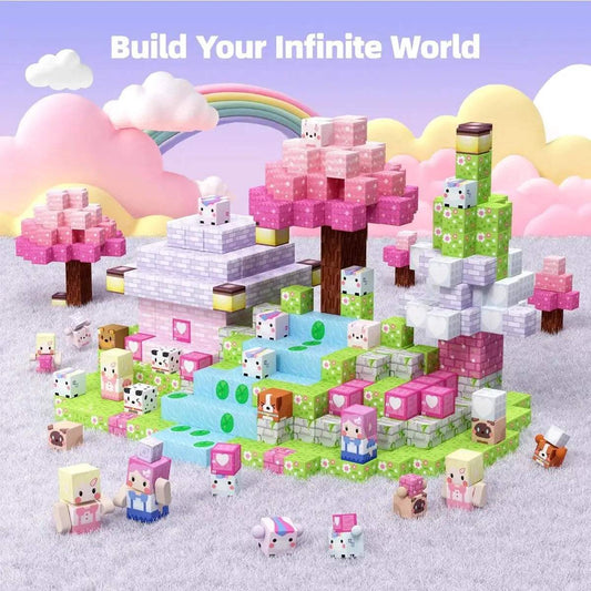  Magnetic Building Blocks Castle Kit Creative STEM Play -  ToylandEU™