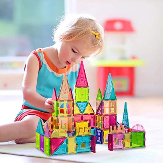  Magnetic Building Blocks| DIY Construction | Toylandeu™ 