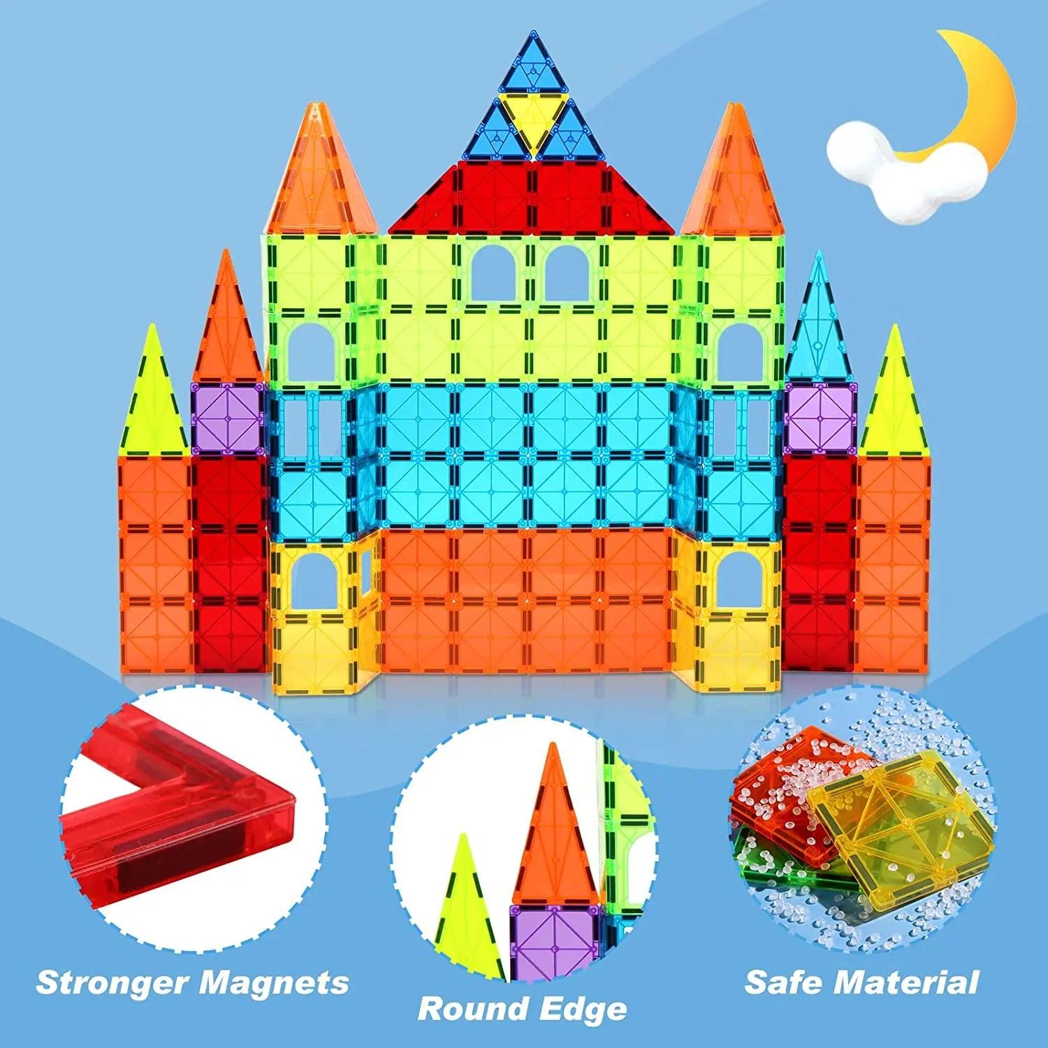  Magnetic Building Blocks| DIY Construction | Toylandeu™ 