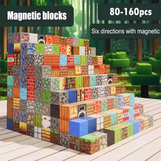Magnetic Building Blocks DIY Mine Scene Puzzle Gift - ToylandEU