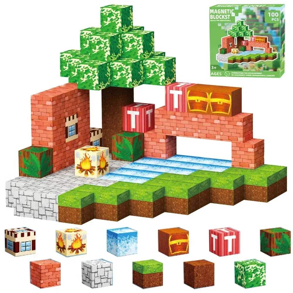  Magnetic Building Blocks Educational Toy Creative Fun -  ToylandEU™