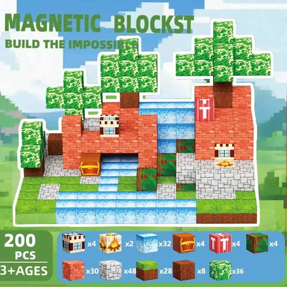  Magnetic Building Blocks Educational Toy Creative Fun -  ToylandEU™