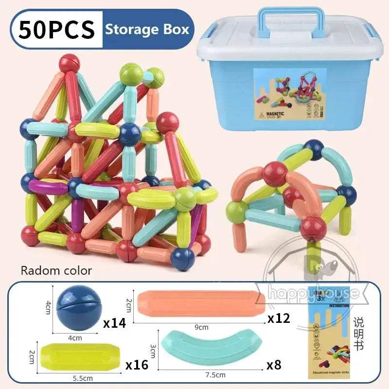 Magnetic Building Blocks For Kids STEM Construction Toys - ToylandEU