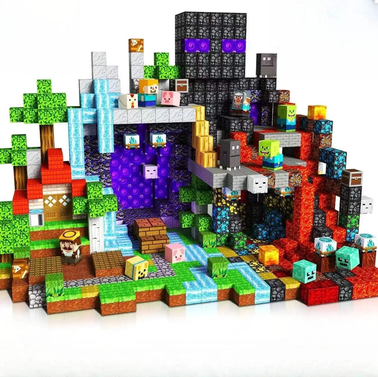  Magnetic Building Blocks Lego Compatible Creative Toy -  ToylandEU™