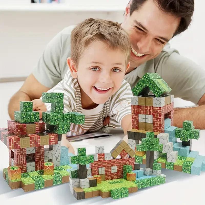  Magnetic Building Blocks | Lego Compatible | Toylandeu 