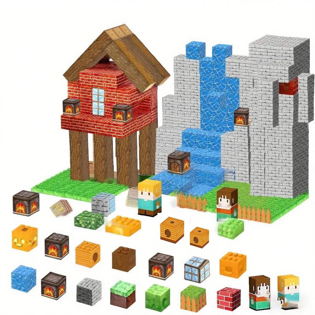 Magnetic Building Blocks | Lego Compatible | Toylandeu™