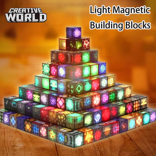  Magnetic Building Blocks|Lightweight Cubes|Toylandeu™ 
