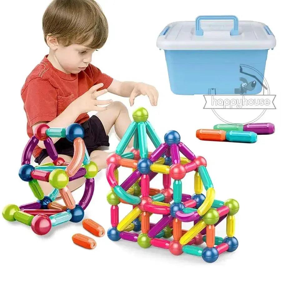  Magnetic Building Blocks Metal STEM Toys Safe For Kids -  ToylandEU™
