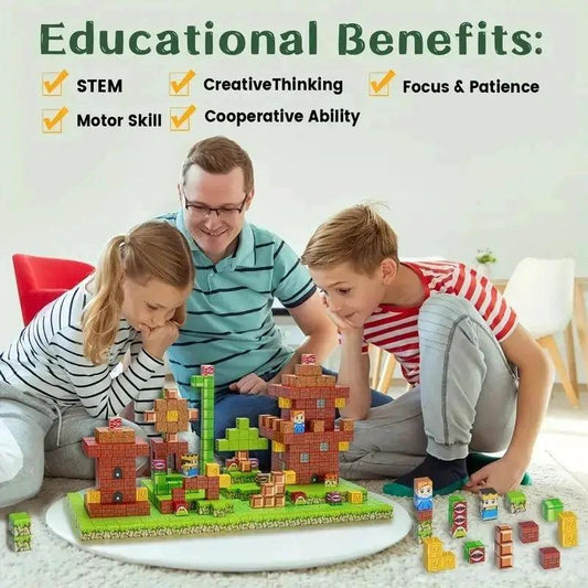  Magnetic Building Blocks Montessori Toys for Creativity -  ToylandEU™