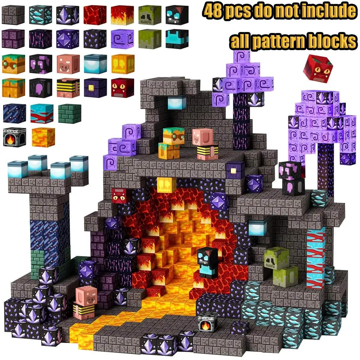  Magnetic Building Blocks STEM Toy For Construction Fun -  ToylandEU™
