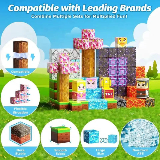  Magnetic Building Blocks STEM Toy For Creative Learning -  ToylandEU™