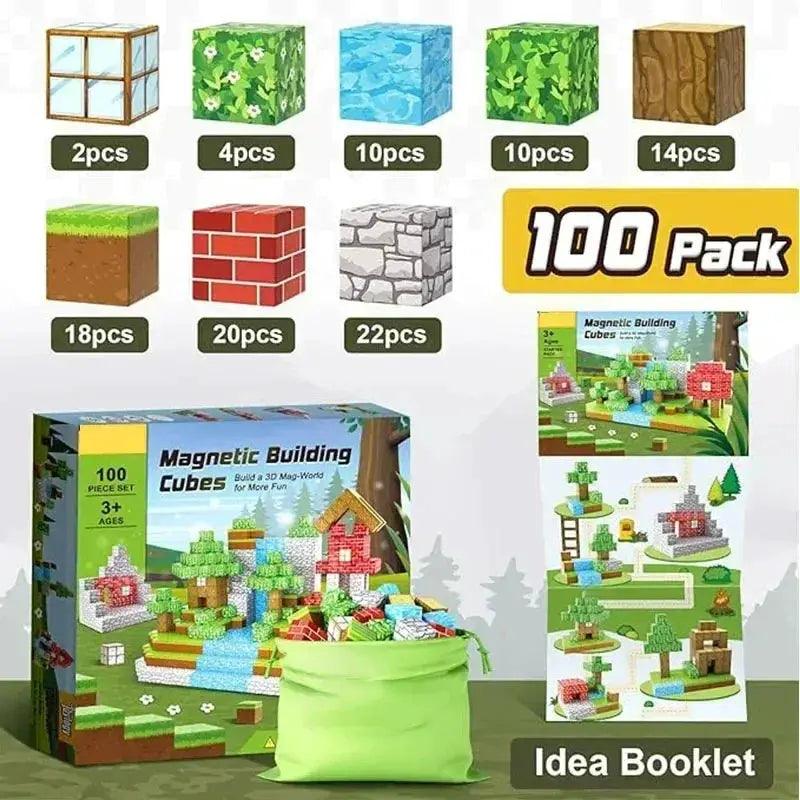  Magnetic Building Blocks STEM Toy For Kids Montessori -  ToylandEU™