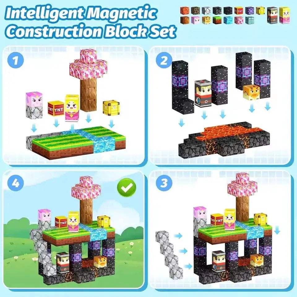 Magnetic Building Blocks STEM Toy for Imaginative Kids - ToylandEU