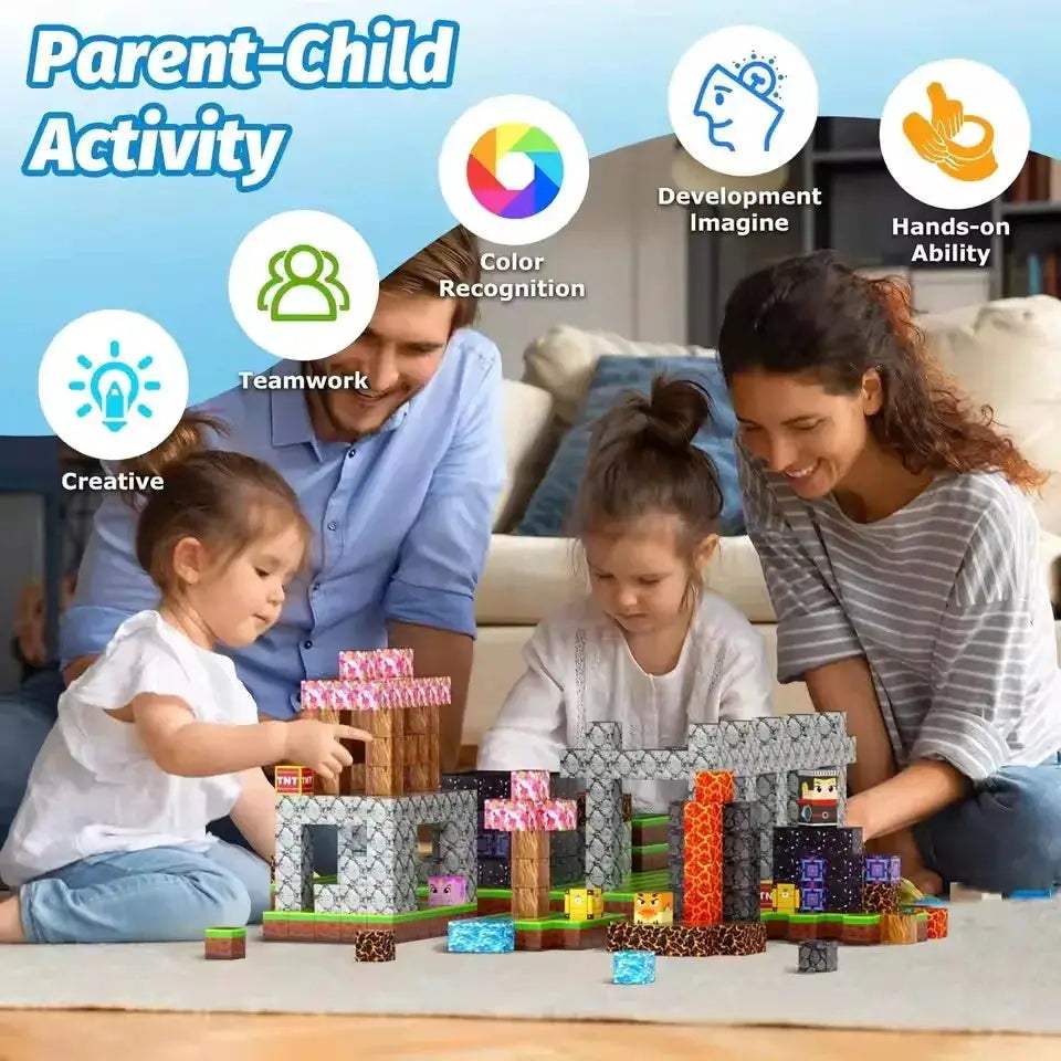 Magnetic Building Blocks STEM Toy for Imaginative Kids - ToylandEU