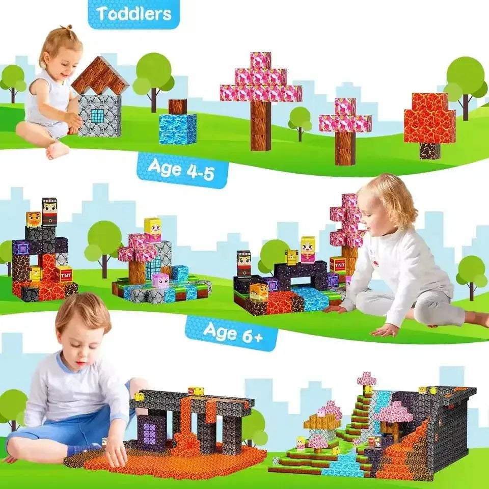 Magnetic Building Blocks STEM Toy for Imaginative Kids - ToylandEU