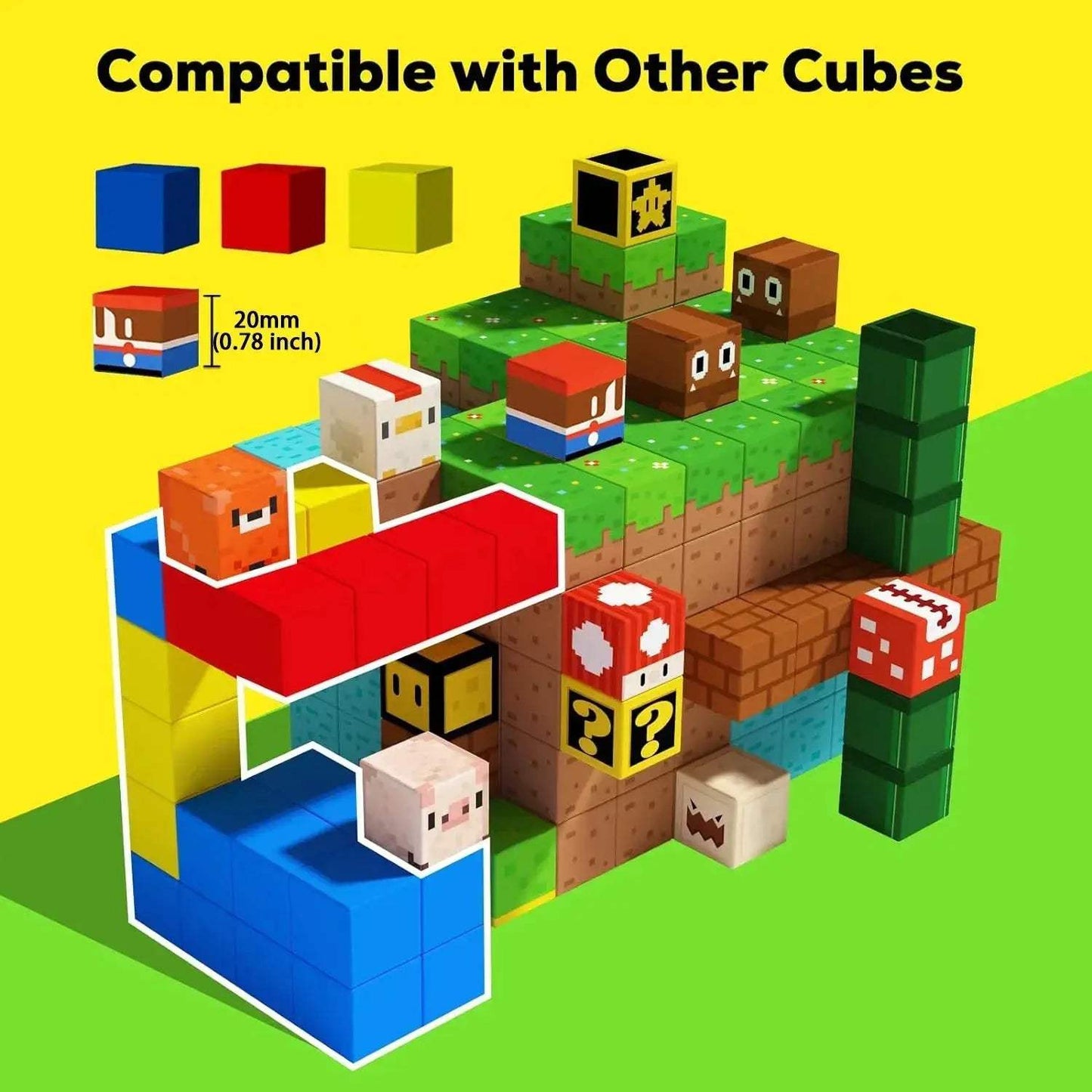  Magnetic Building Blocks STEM Toy for Kids Ages 3 Creative -  ToylandEU™