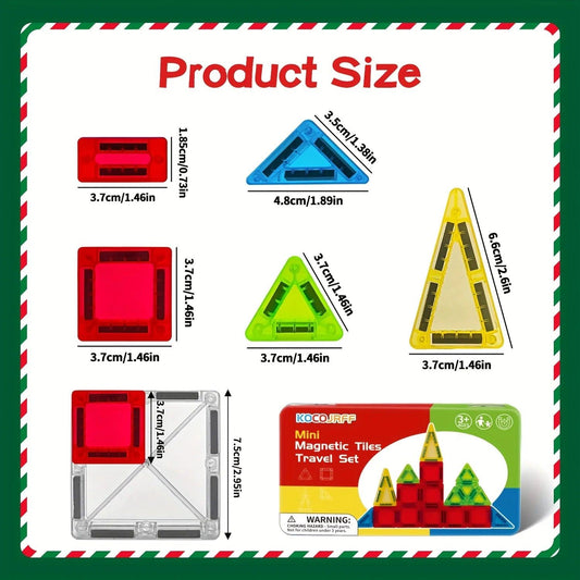  Magnetic Building Blocks Set | Ages 4-6 | Toylandeu™ 