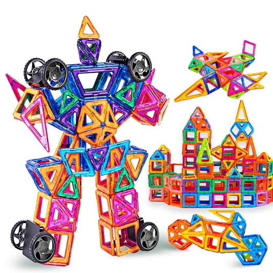  Magnetic Building Blocks Set | Big Size | Toylandeu 