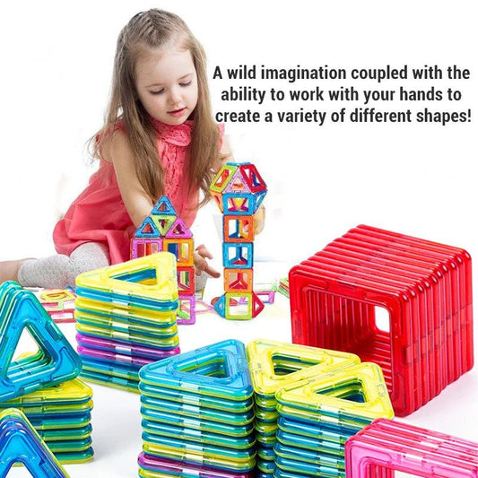  Magnetic Building Blocks Set | Big Size | Toylandeu 