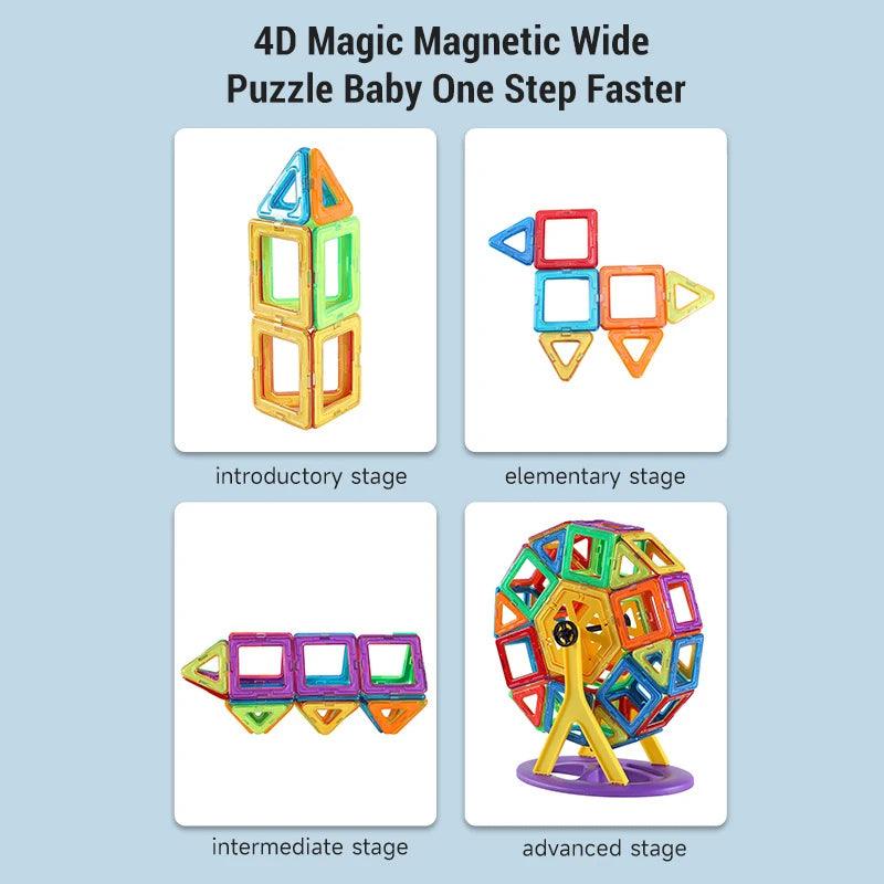  Magnetic Building Blocks Set | Big Size | Toylandeu 