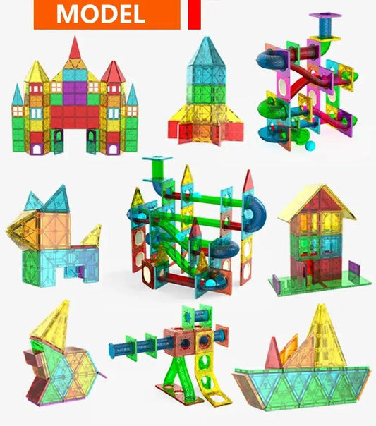  Magnetic Building Blocks Set For Kids Montessori Fun -  ToylandEU™