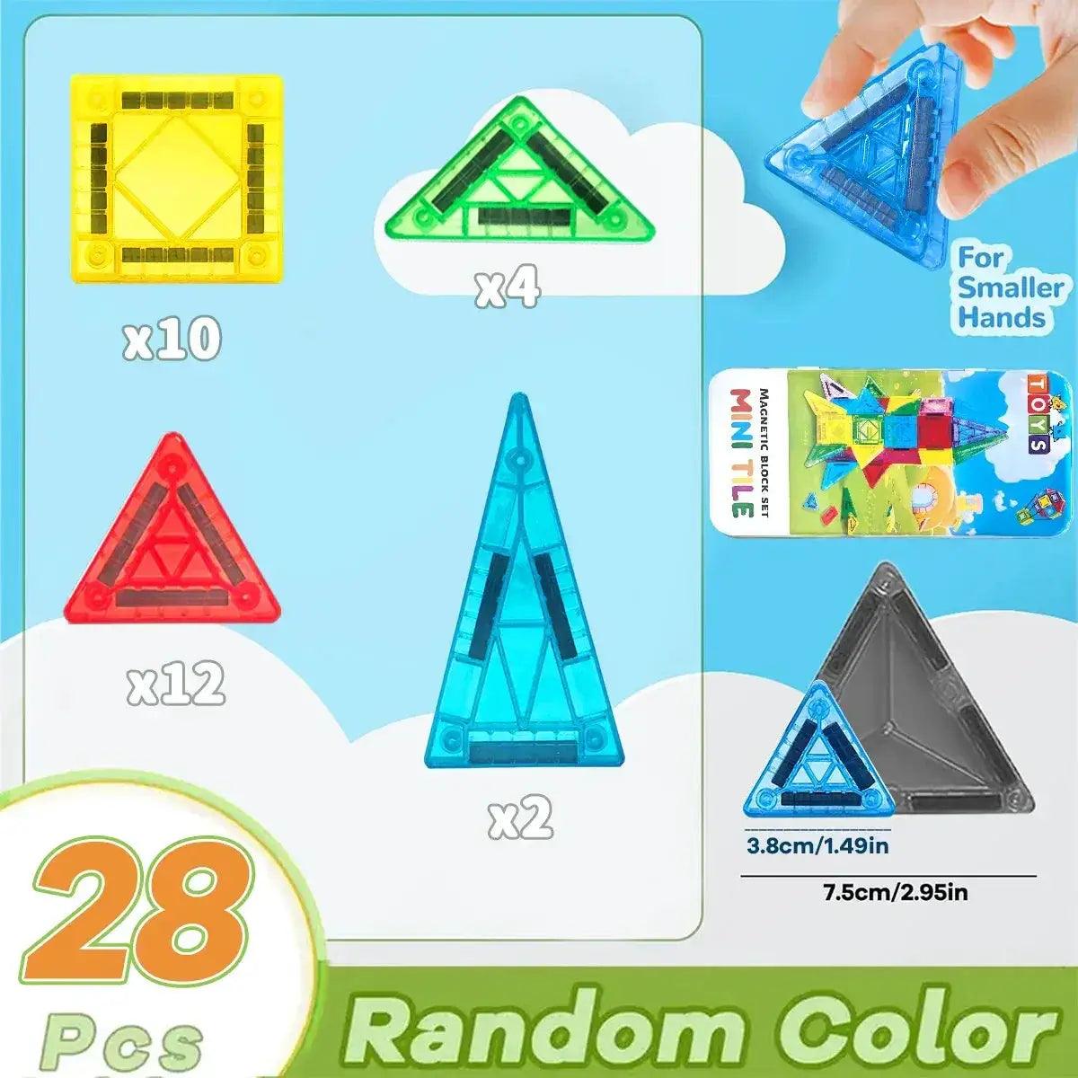  Magnetic Building Blocks Set For Kids Montessori Toy -  ToylandEU™