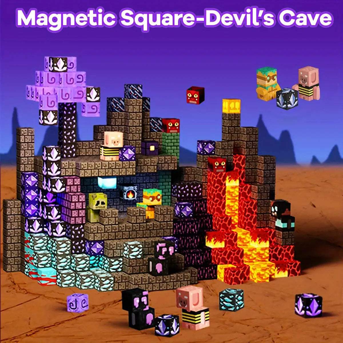 Magnetic Building Blocks Set For STEM Learning And Fun - ToylandEU