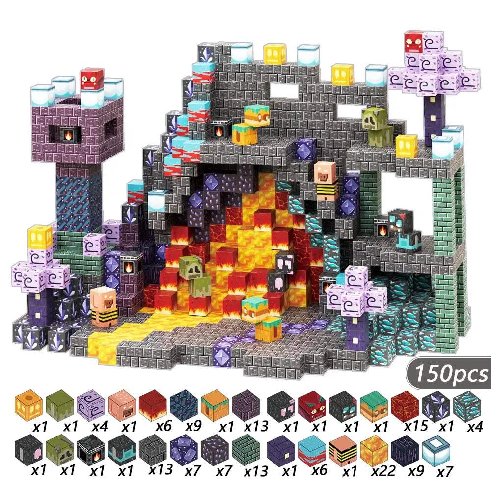 Magnetic Building Blocks Set For STEM Learning And Fun - ToylandEU