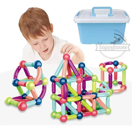  Magnetic Building Blocks Set For STEM Learning Toy Metal -  ToylandEU™