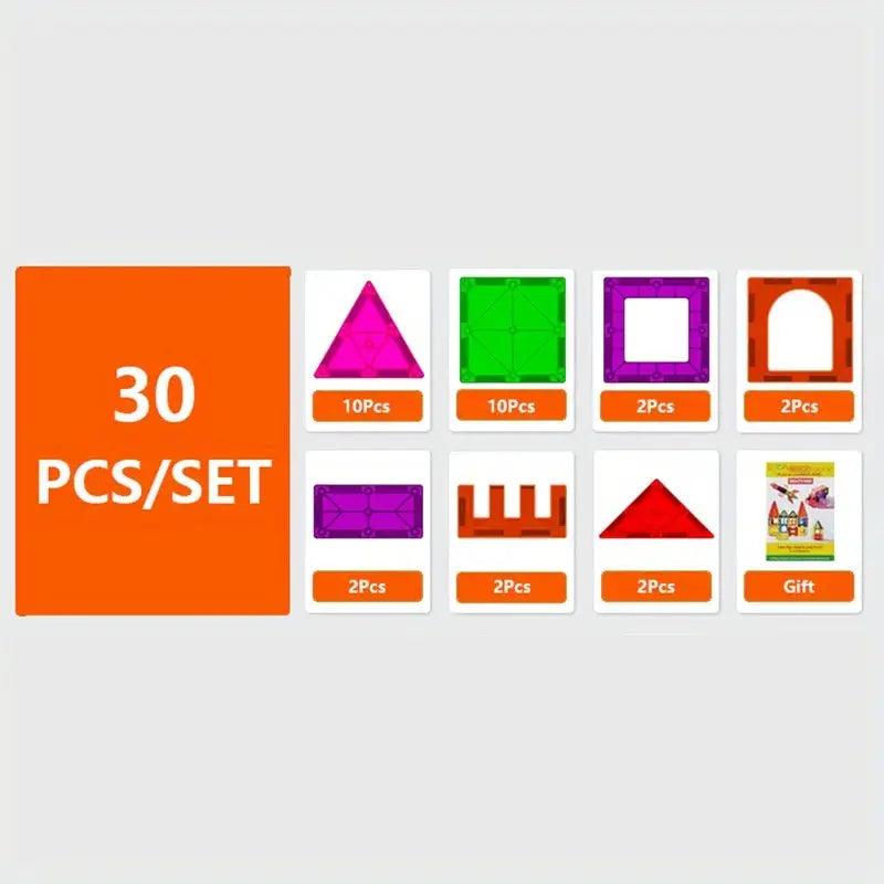  Magnetic Building Blocks Set STEM Toy CE Certified -  ToylandEU™