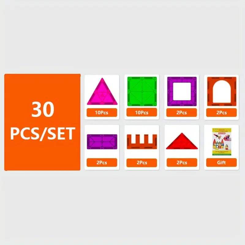  Magnetic Building Blocks Set STEM Toy CE Certified -  ToylandEU™