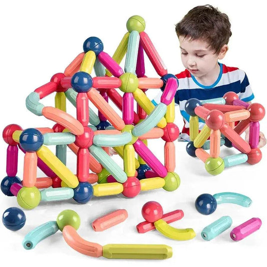  Magnetic Building Blocks Set Strong Magnets For STEM -  ToylandEU™