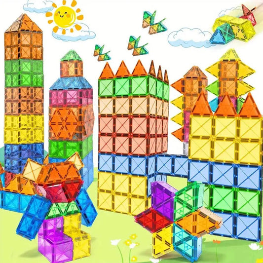  Magnetic Building Blocks | Small Size | Toylandeu™ 