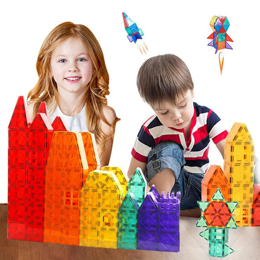  Magnetic Building Blocks | Small Size | Toylandeu™ 