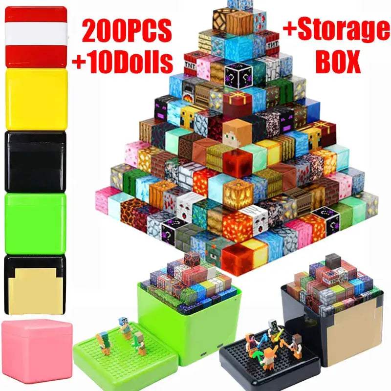 Magnetic Building Blocks Storage Box For STEM Learning -  ToylandEU™